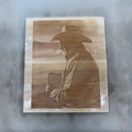 Custom Photo Engraved Hardwood Cutting Board